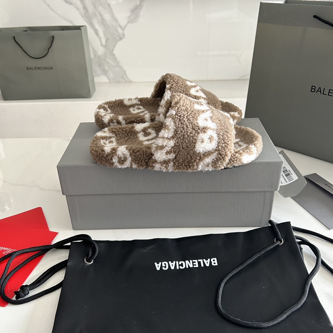 Balenciaga 23FW New Winter Slippers Size 35-41
