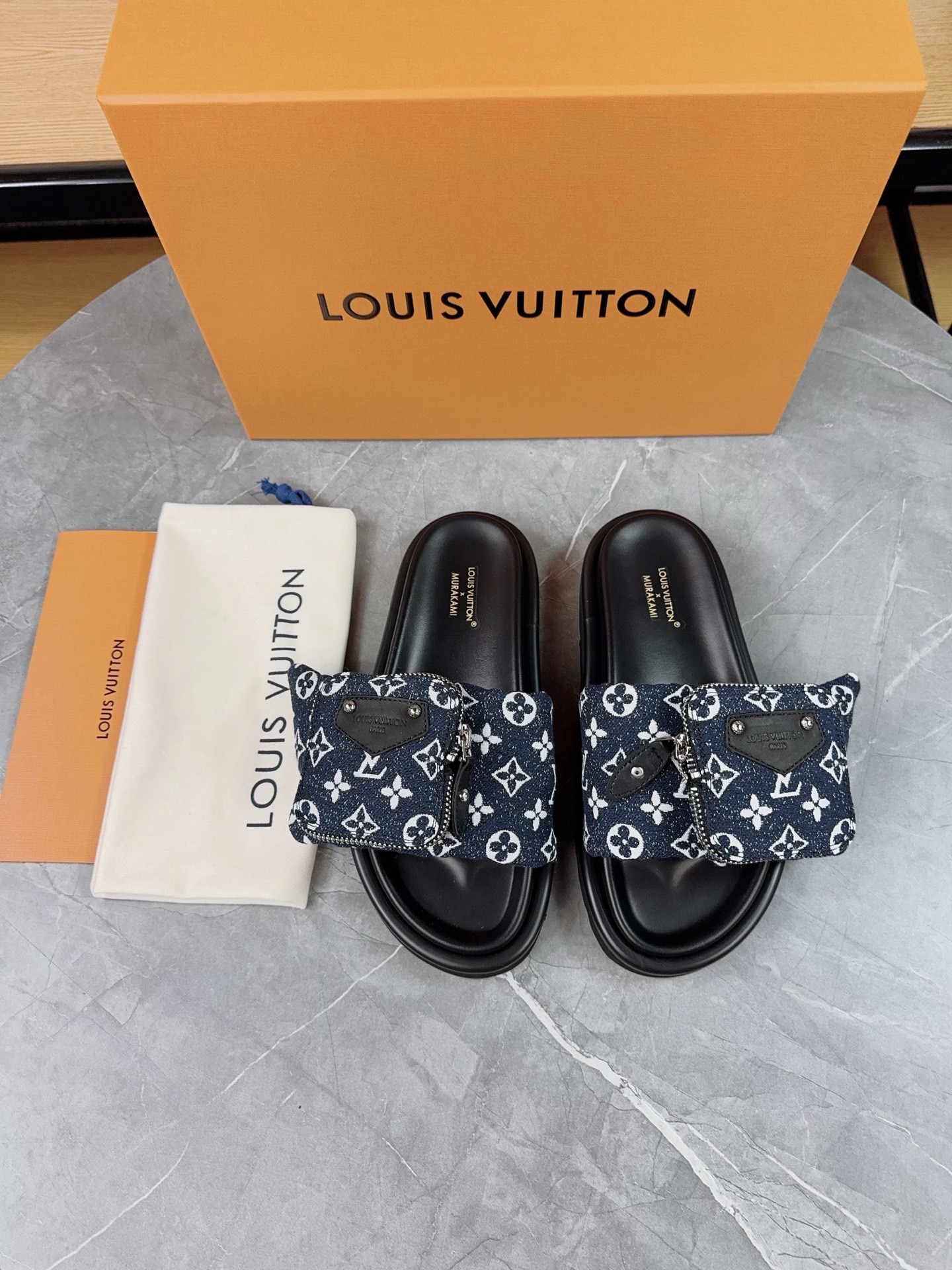 Louis Vuitton Pool Pillow Flat Comfort Slippers Size 36-46