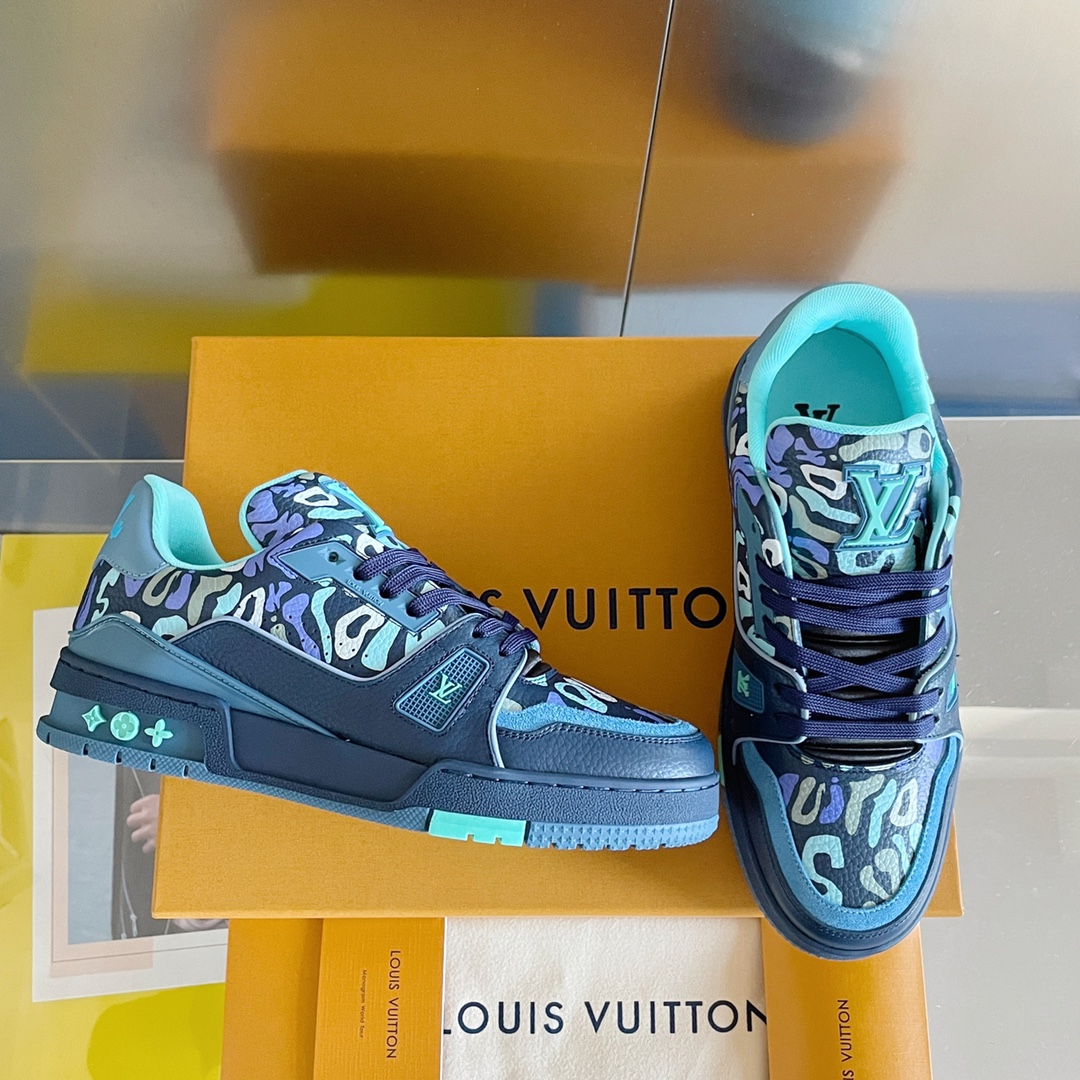 Louis Vuitton 2024New LV Trainer Sneaker Size 36-46