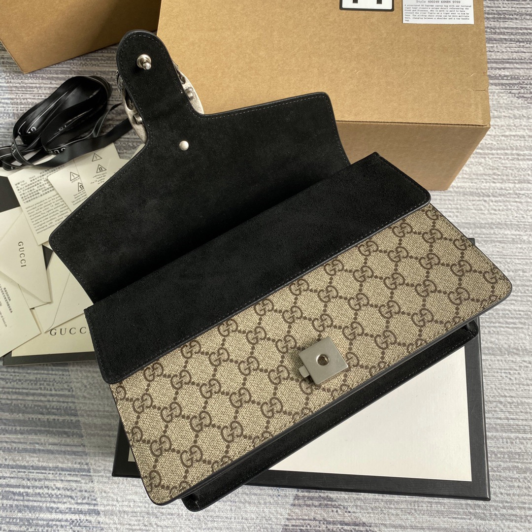 Gucci GG Supreme Dionysus Women Shoulder bags Size 28*18*9cm