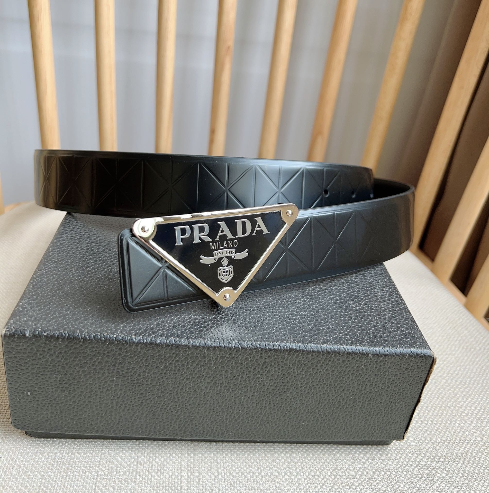 Prada Men Belt Width 3.5cm