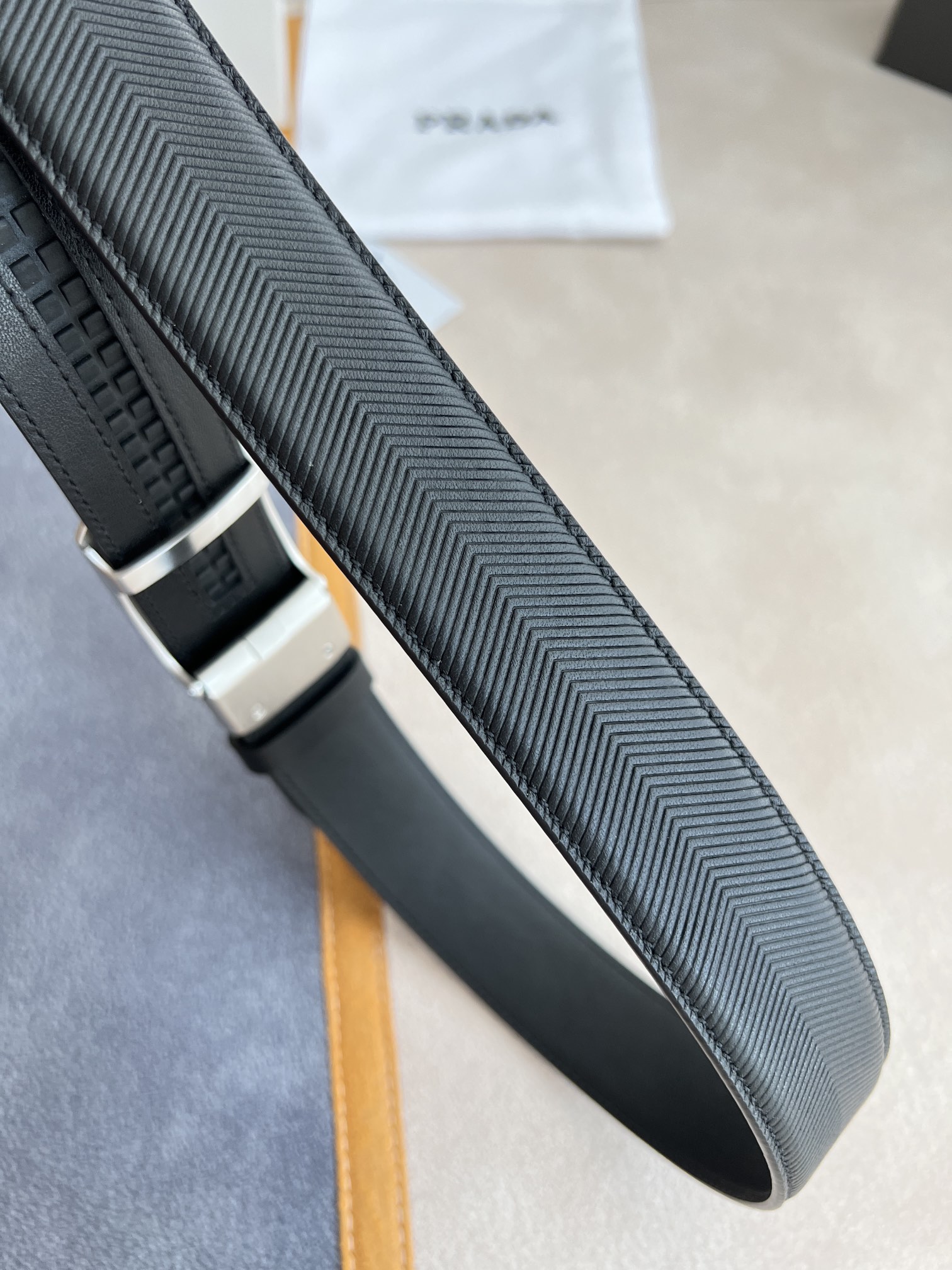 Prada Men Belt Width 3.5cm