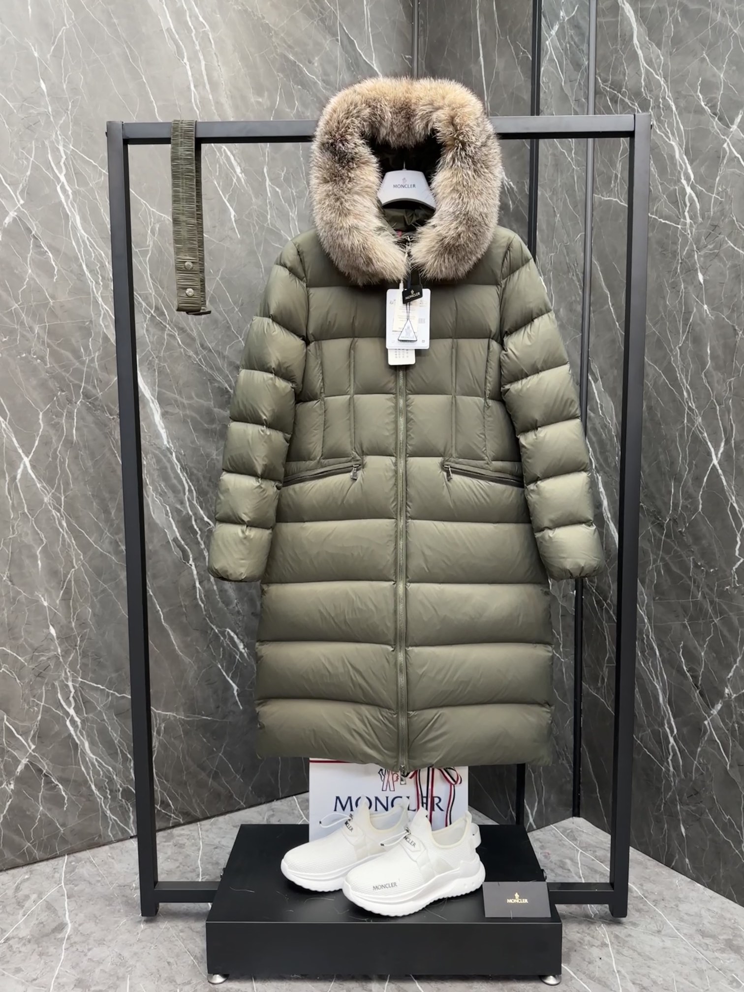 Moncler Boed Long Women Down Jacket Size S-XL