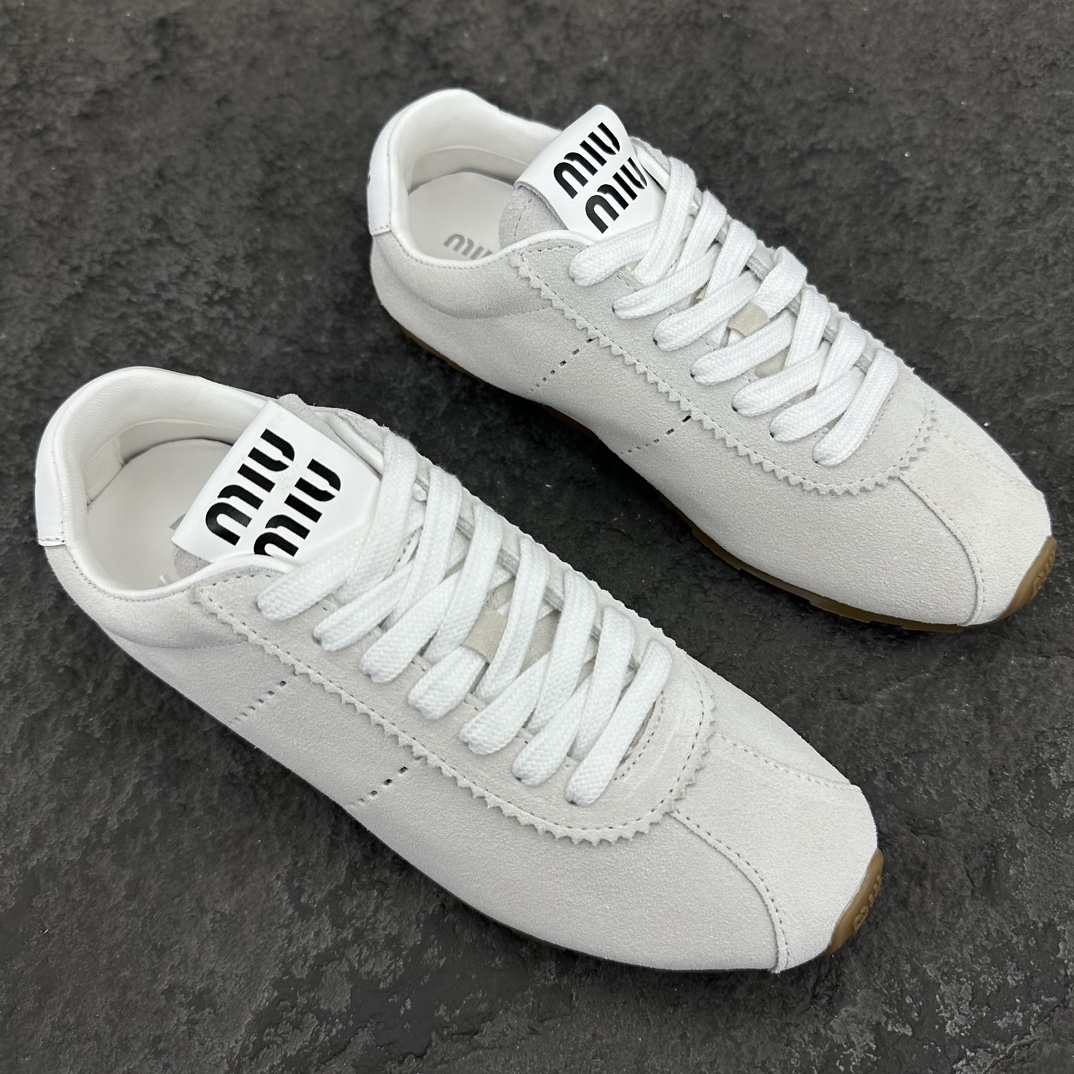 MiuMiu Plume Nappa Sneaker Size 35-40