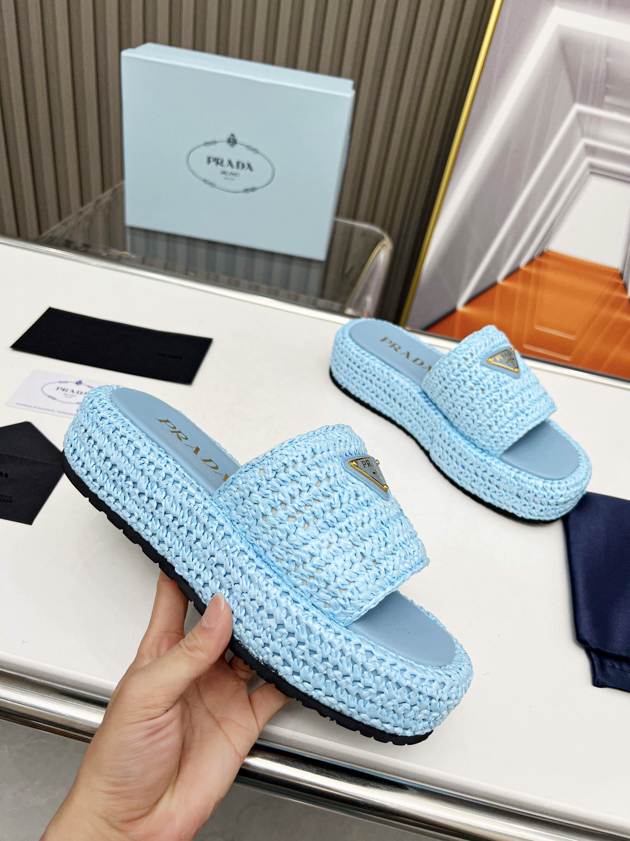 Prada 2024 New Monolith sandals Size 36-41