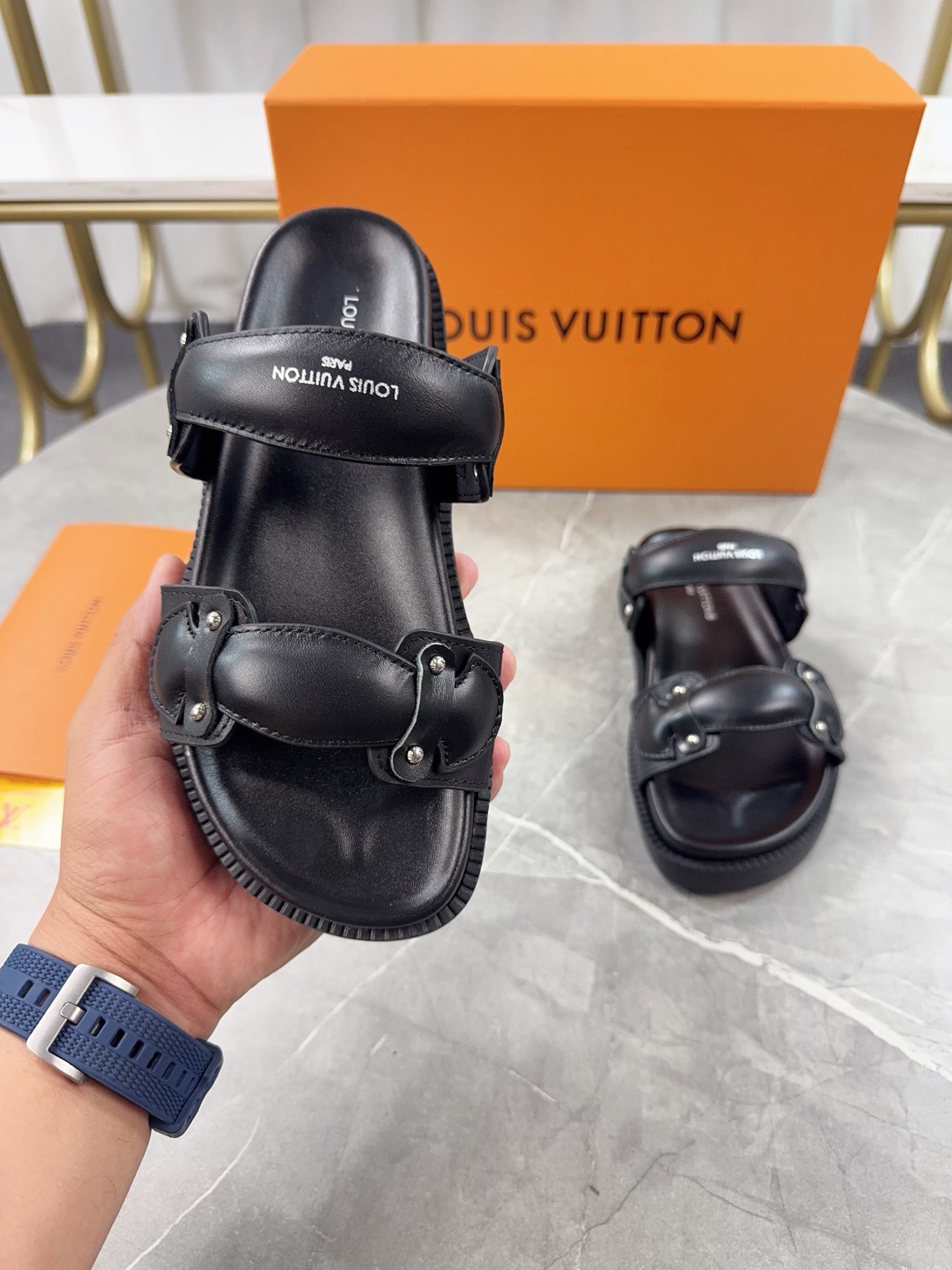 Louis Vuitton Pool Pillow Flat Comfort Slippers Size 36-46