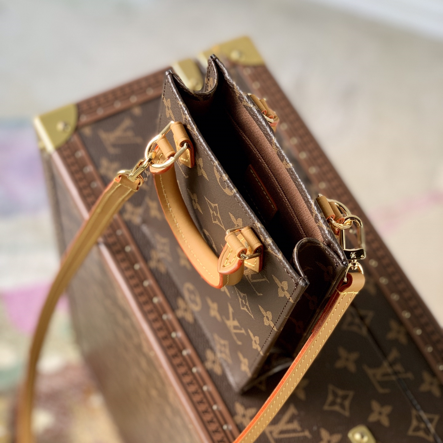 Louis Vuitton M81295 Petit Sac Plat Women Bags Size 17*14*5cm