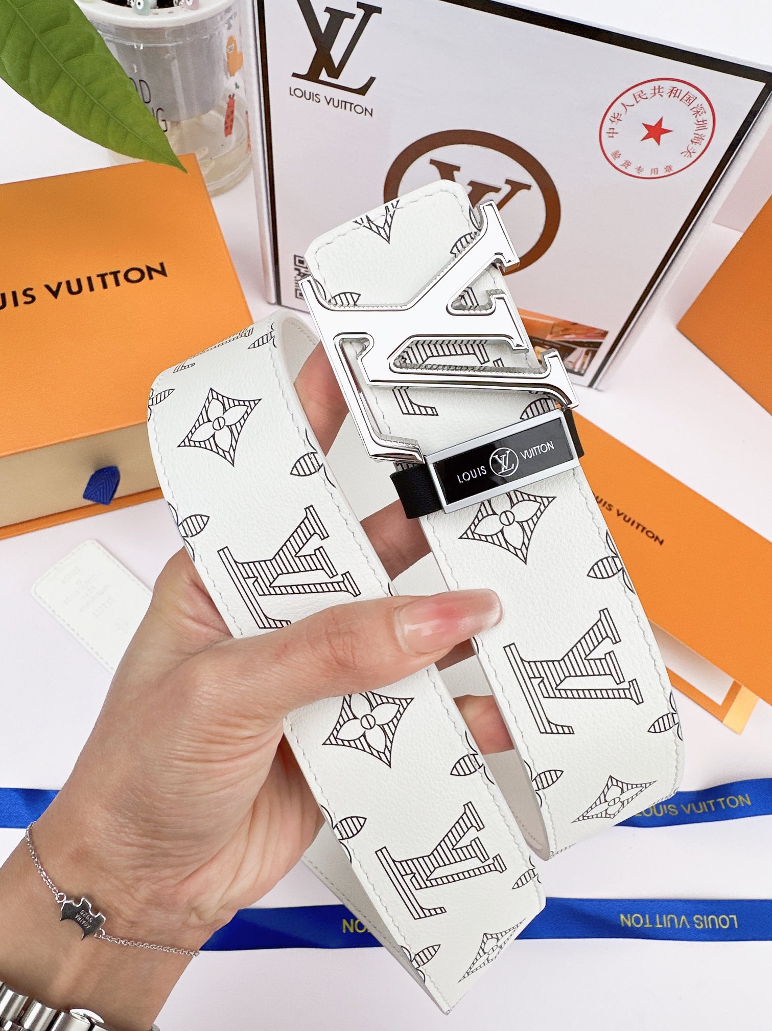 Louis Vuitton Men Belt Width 3.8cm