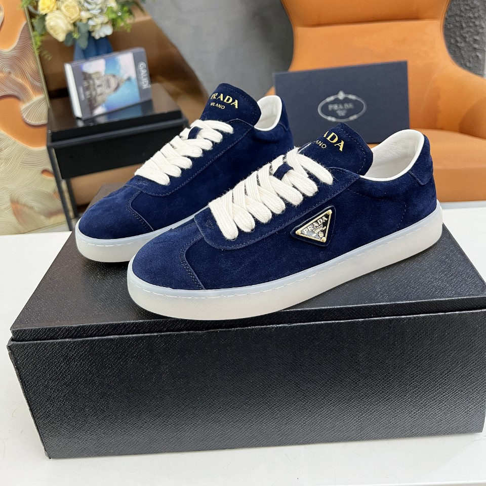 Prada Lane Deer Leather Sneakers Size 36-45