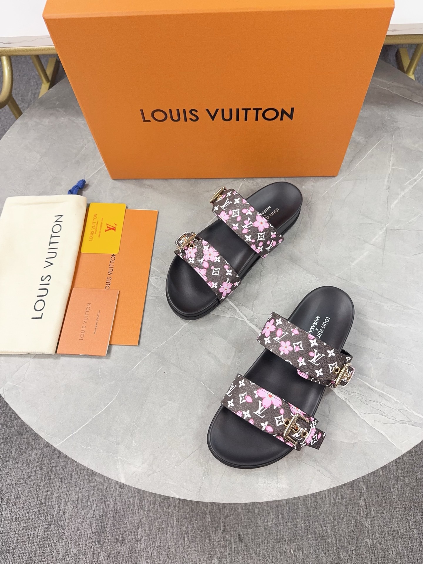 Louis Vuitton Pool Pillow Flat Comfort Slippers Size 36-46