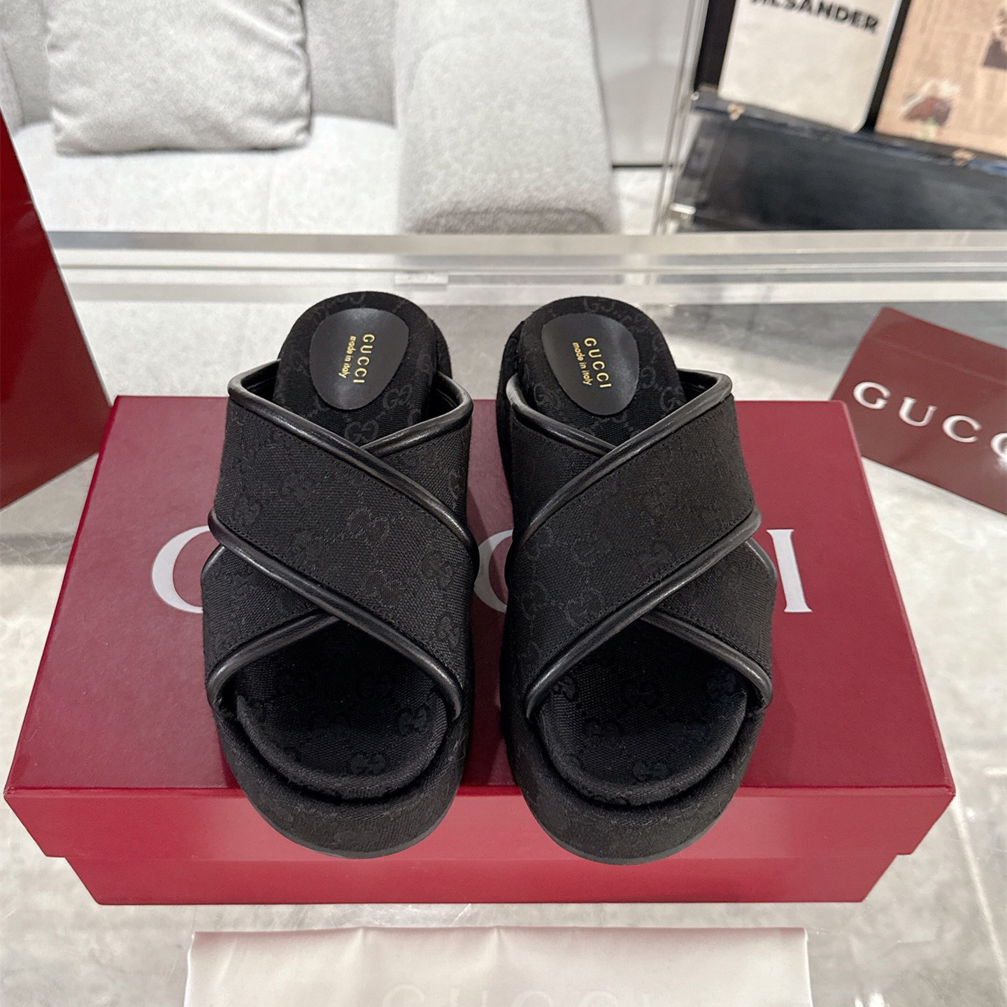 Gucci Platform Sandal Slippers Size 36-44