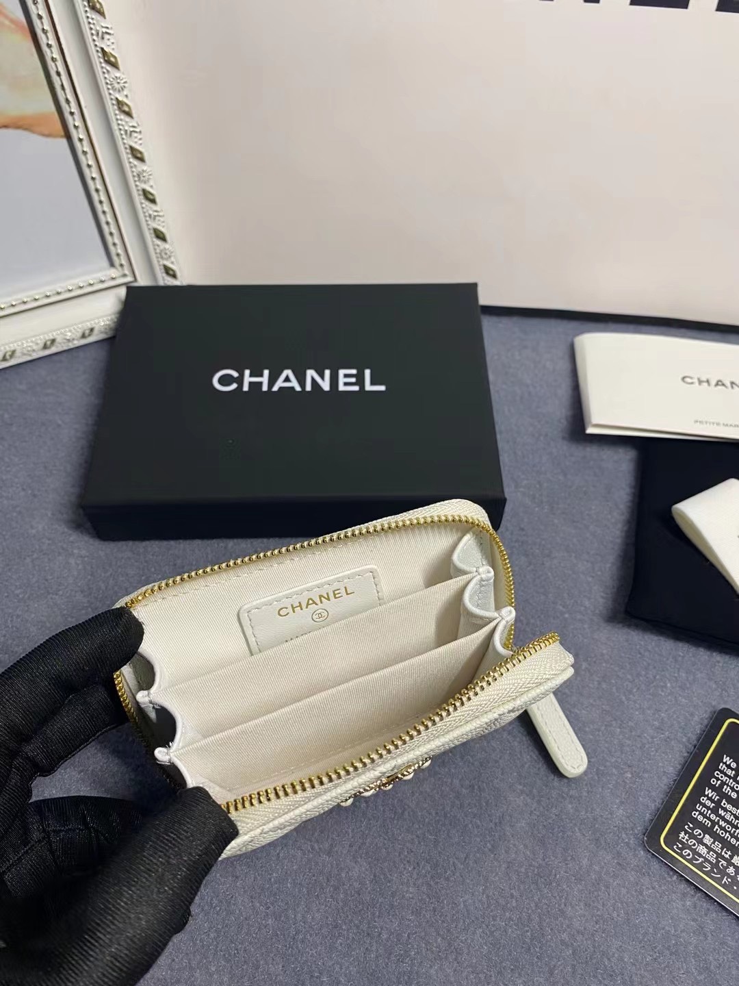 Chanel Card Holder Size 11*7*2cm