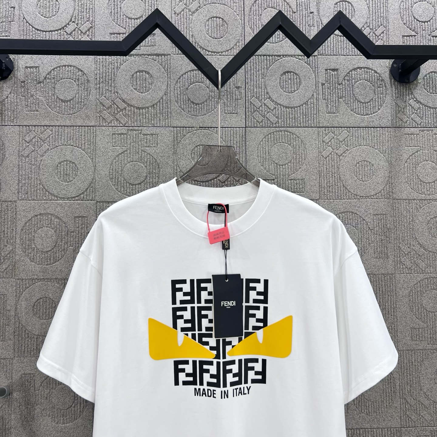 Fendi T Shirt Demon Eye Logo Size XS-L