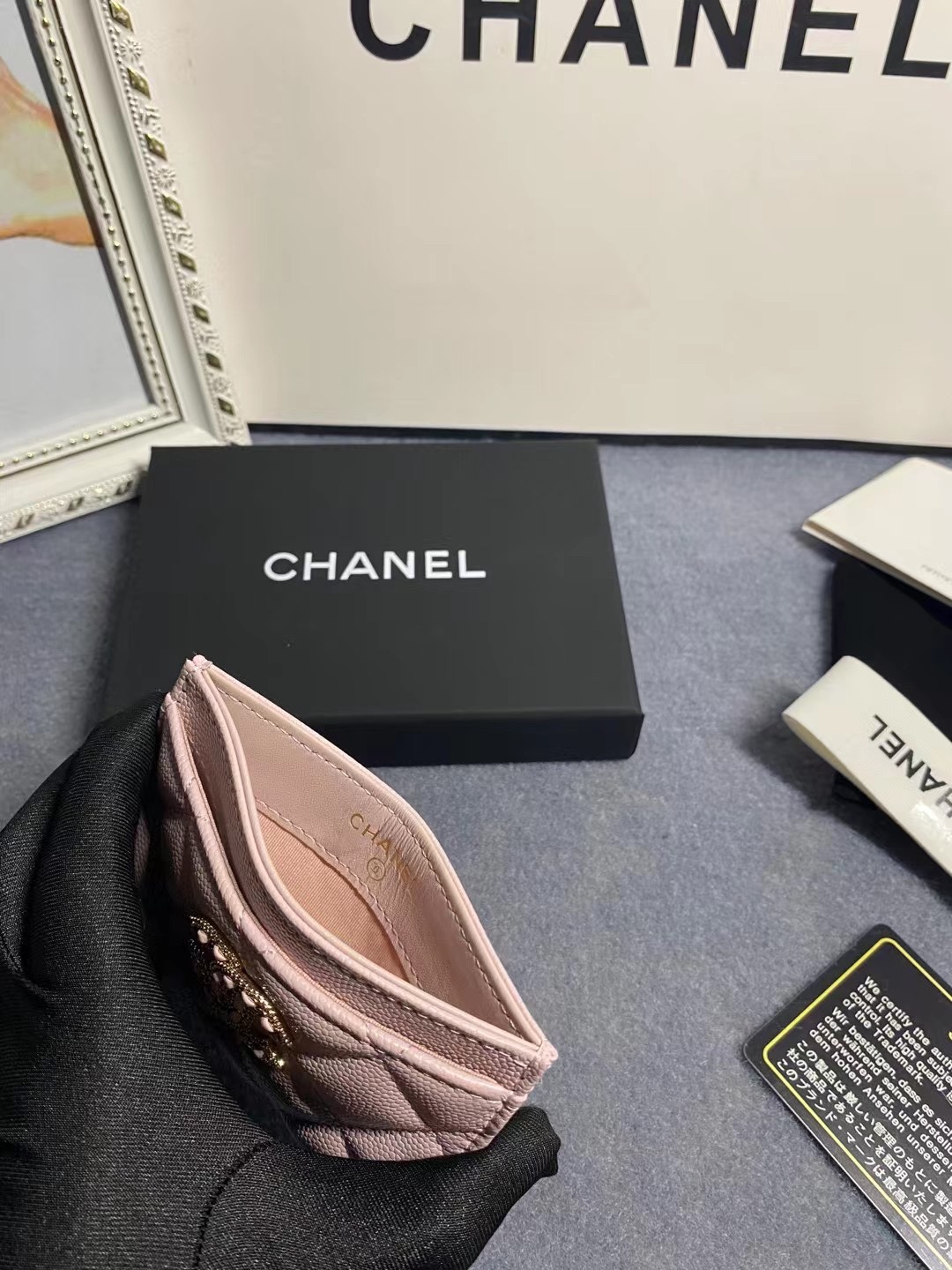 Chanel Card Holder Size 11*7cm