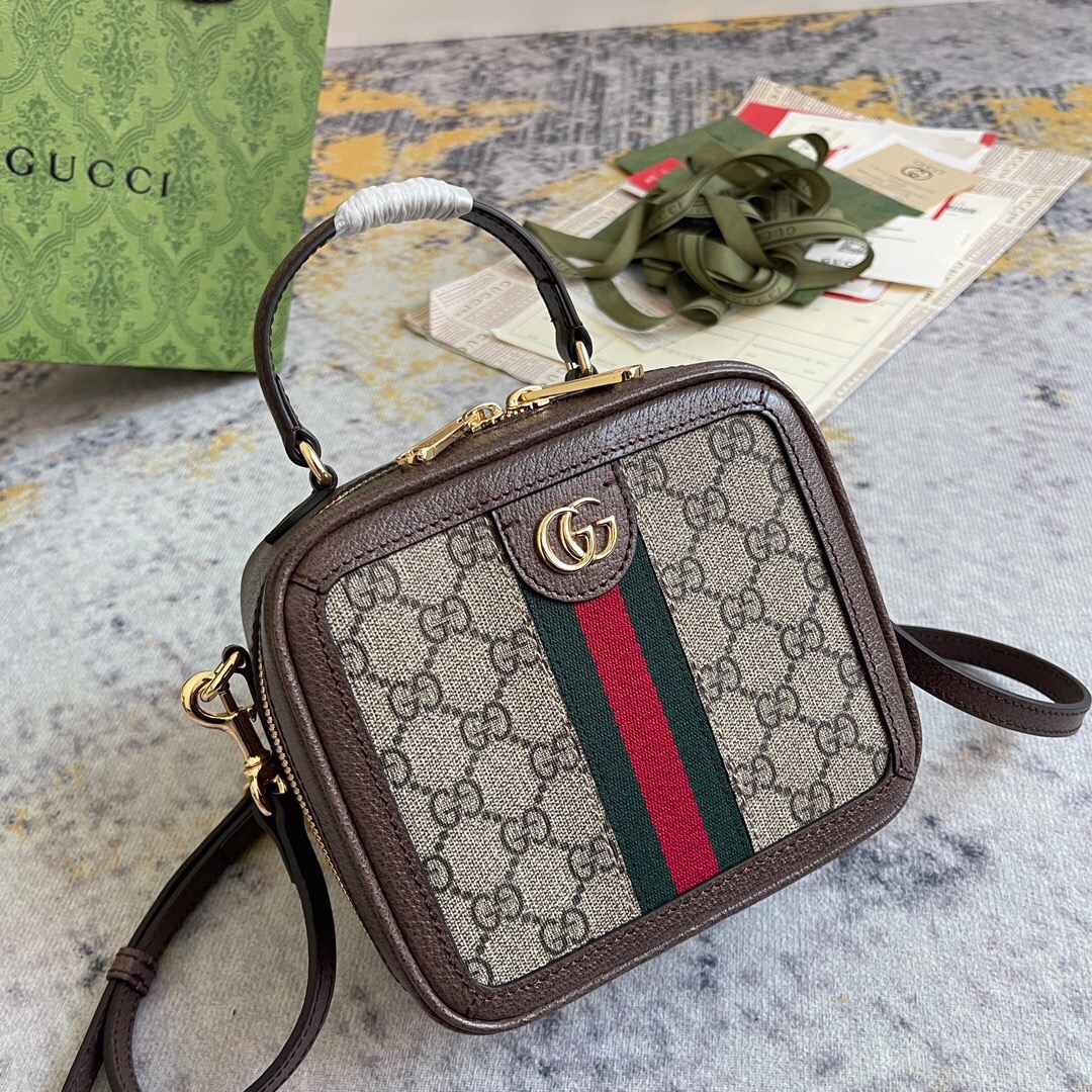 Gucci Ophidia GG Mini Shoulder Bags 17.5*16.5*9.5cm