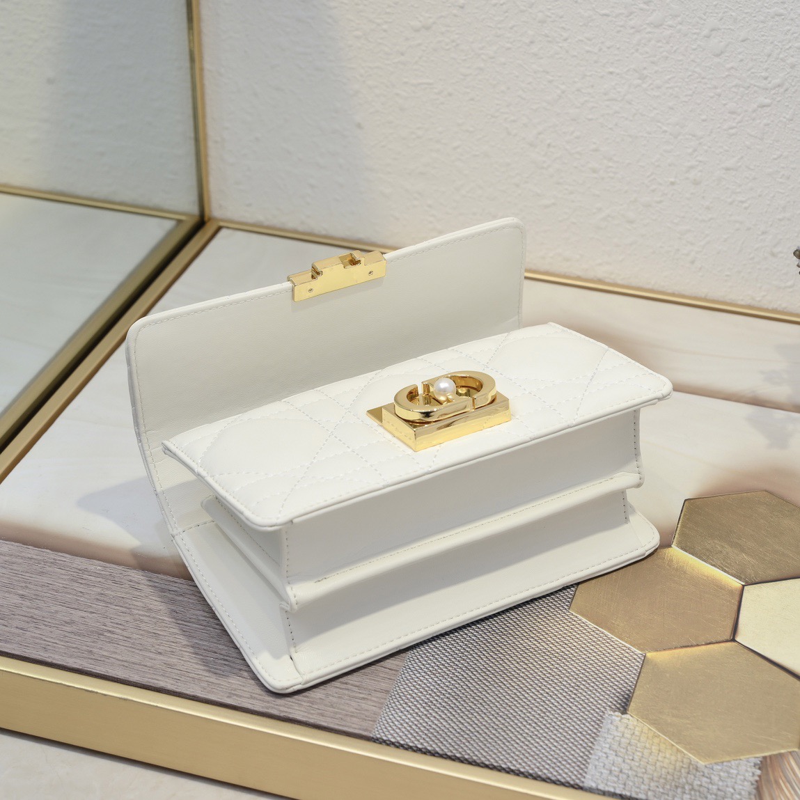 Dior Mini Dior Ange Women Shoulder Bags 20*12*5cm