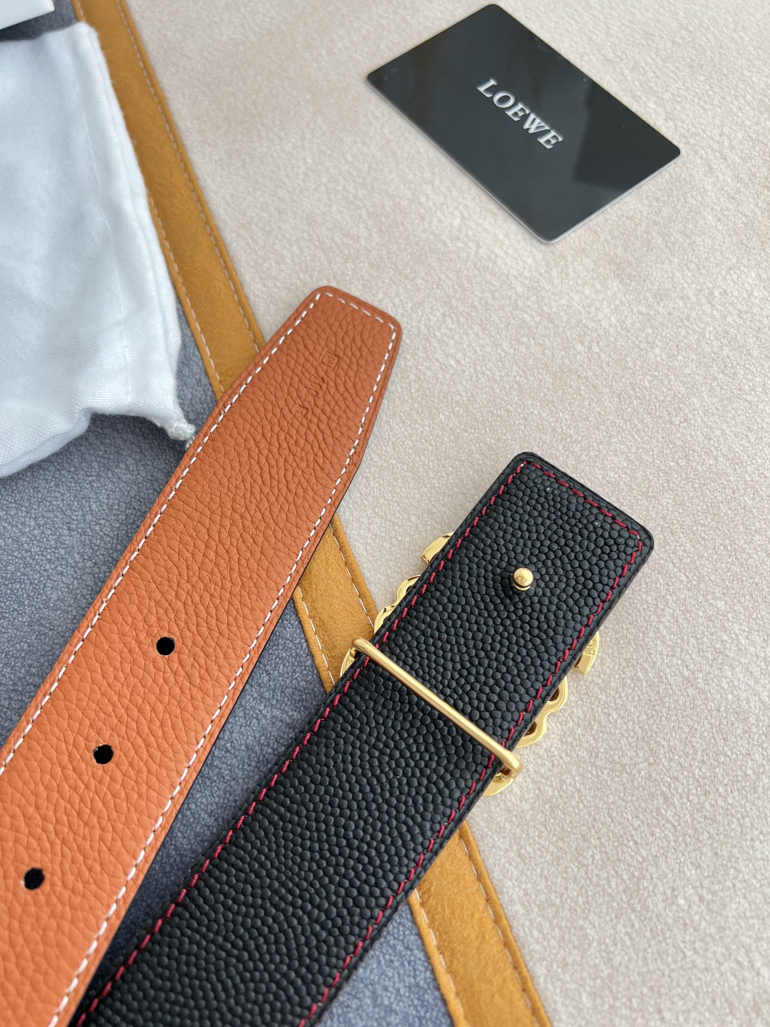 Loewe Men Belt Width 3.8cm