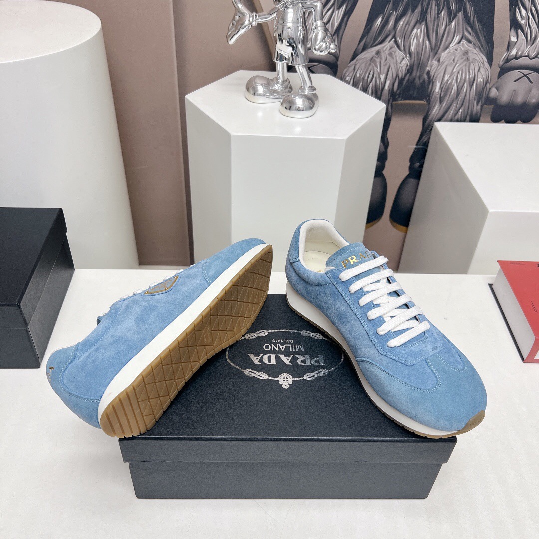 Prada Rank Suede Sports Shoes Size 39-45