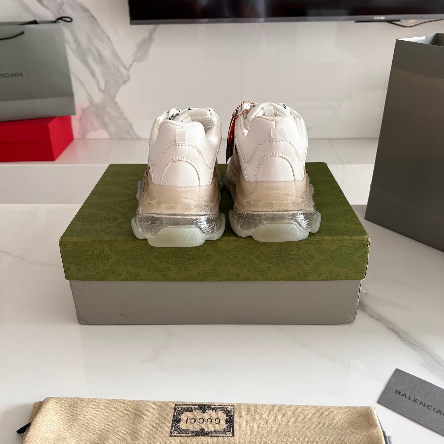 Balenciaga & Gucci Triple S Sneaker Unisex Size 35-45