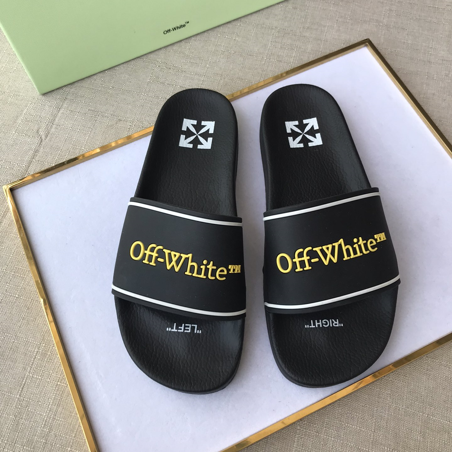 OFF White Mens Women Sandals Gr. 36-46