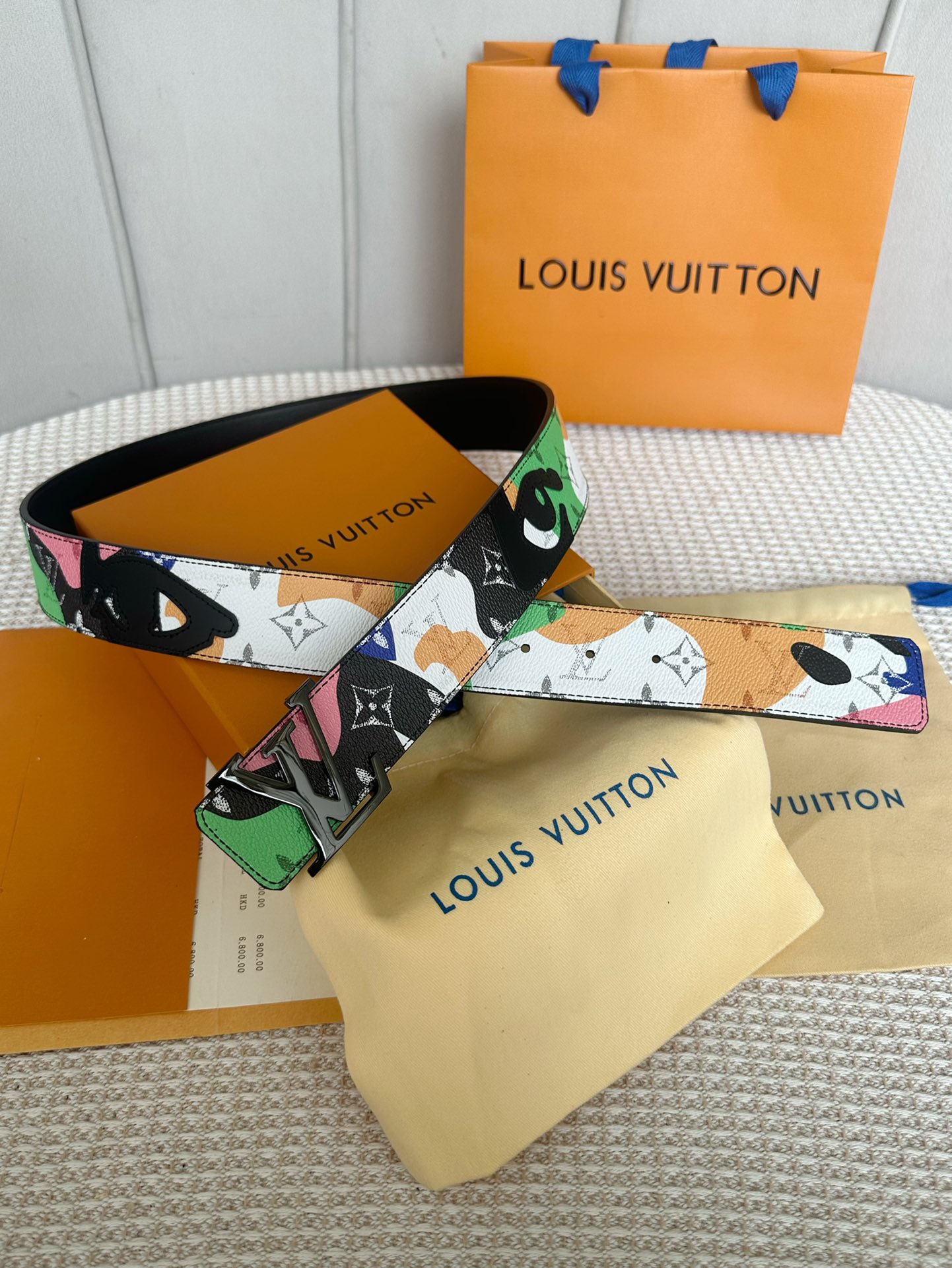 Louis Vuitton Men Belt Width 4cm