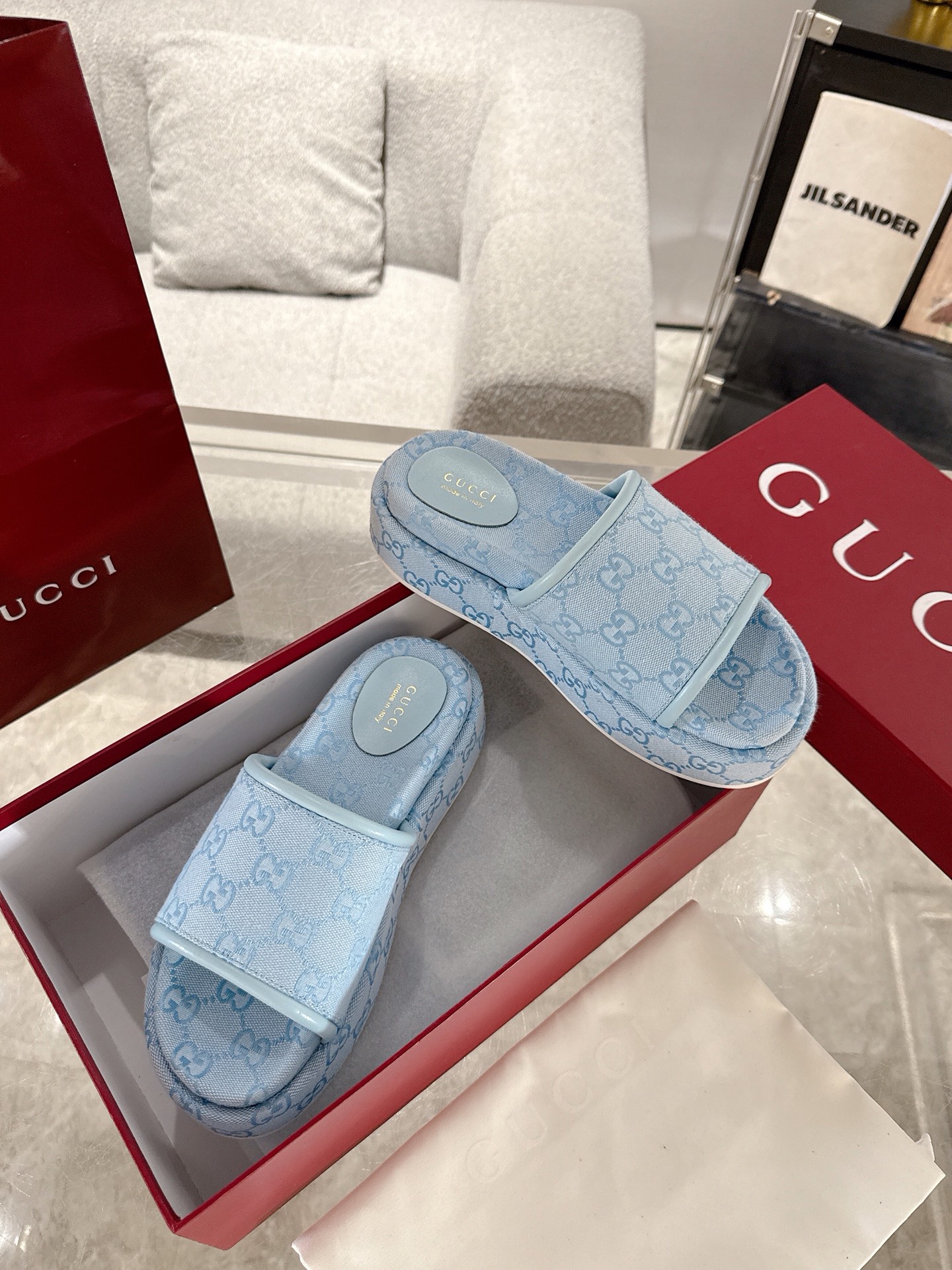 Gucci Platform Sandal Slippers Size 36-44