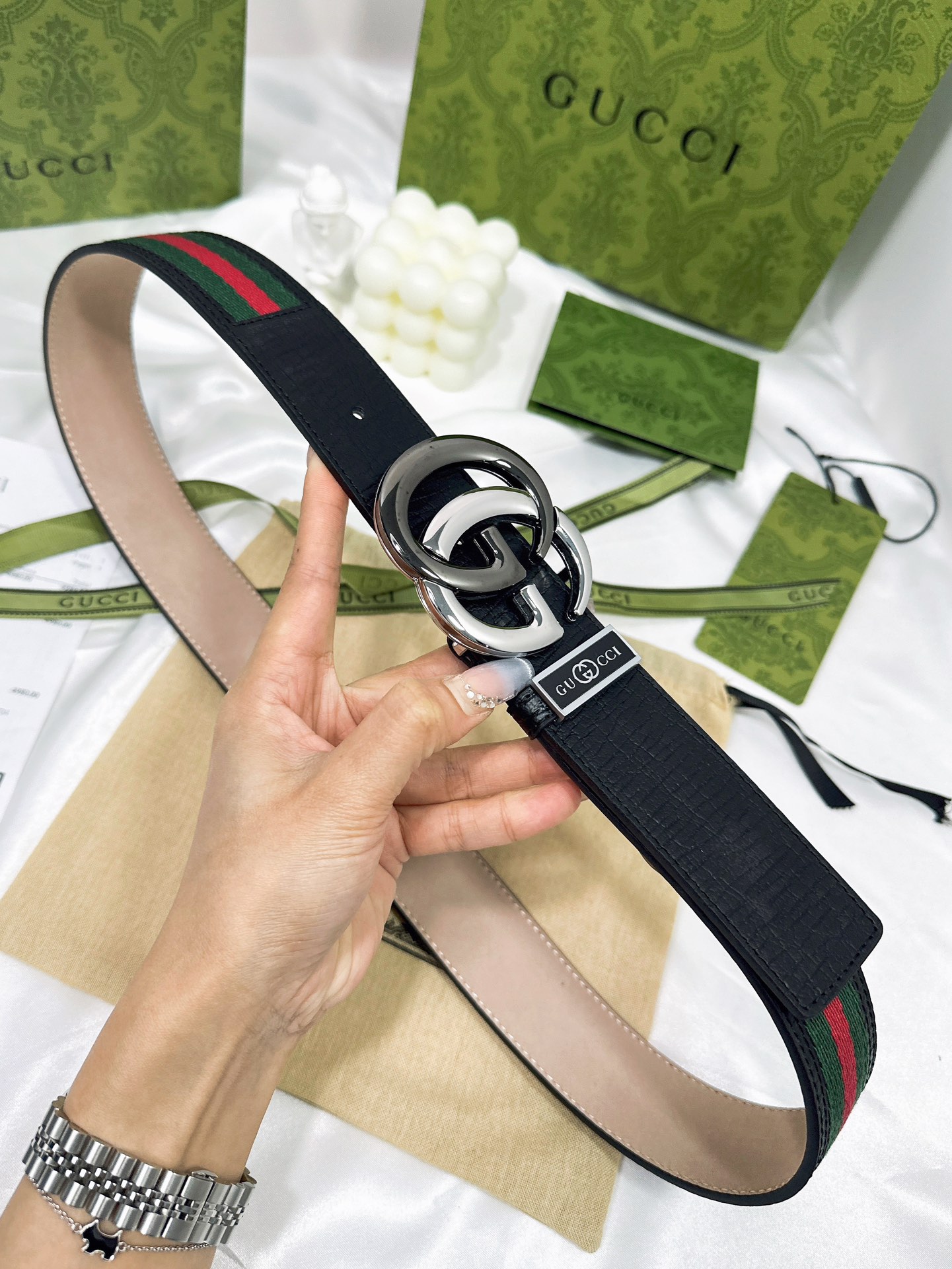 Gucci Men Belt Width 3.8cm