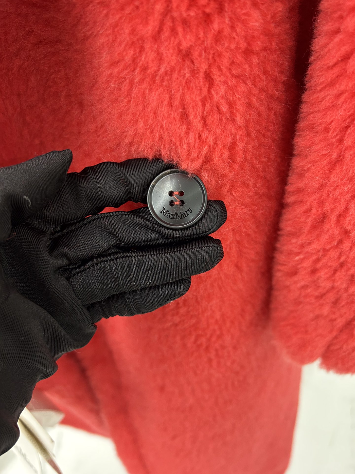 Max Mara Teddy fur long coat Size XS-M