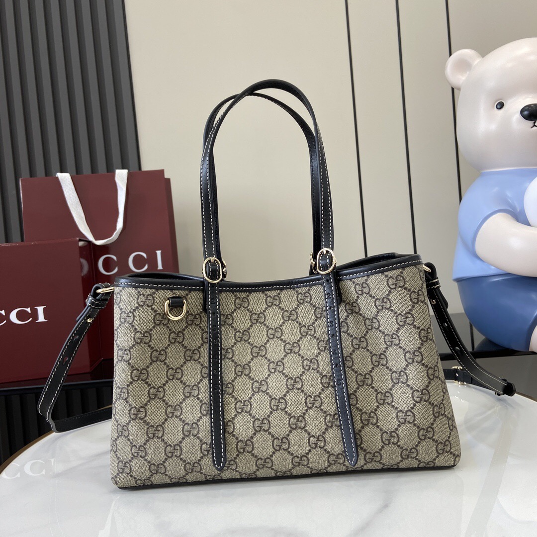 Gucci GG Emblem Women Shopping Bags Size 30*18*11cm