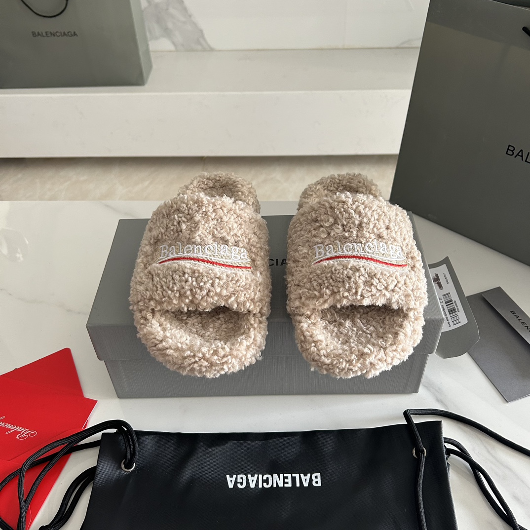 Balenciaga 23FW New Winter Slippers Size 35-41