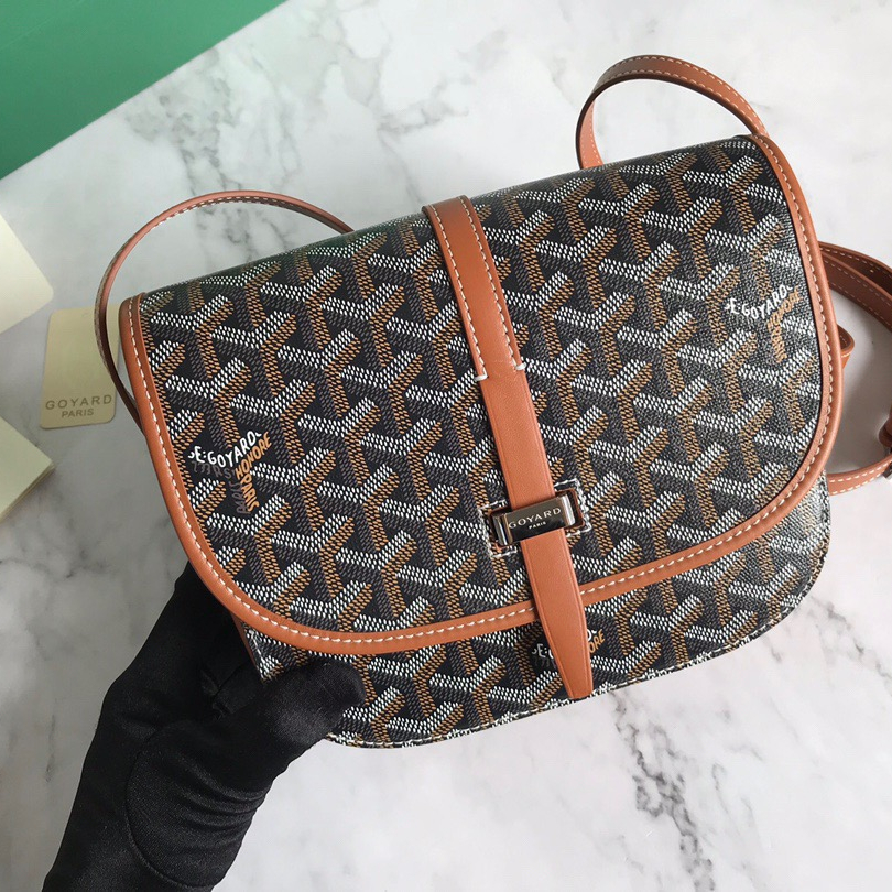 Goyard Belvedere Shoulder Bags for Men Size 22*16*7cm