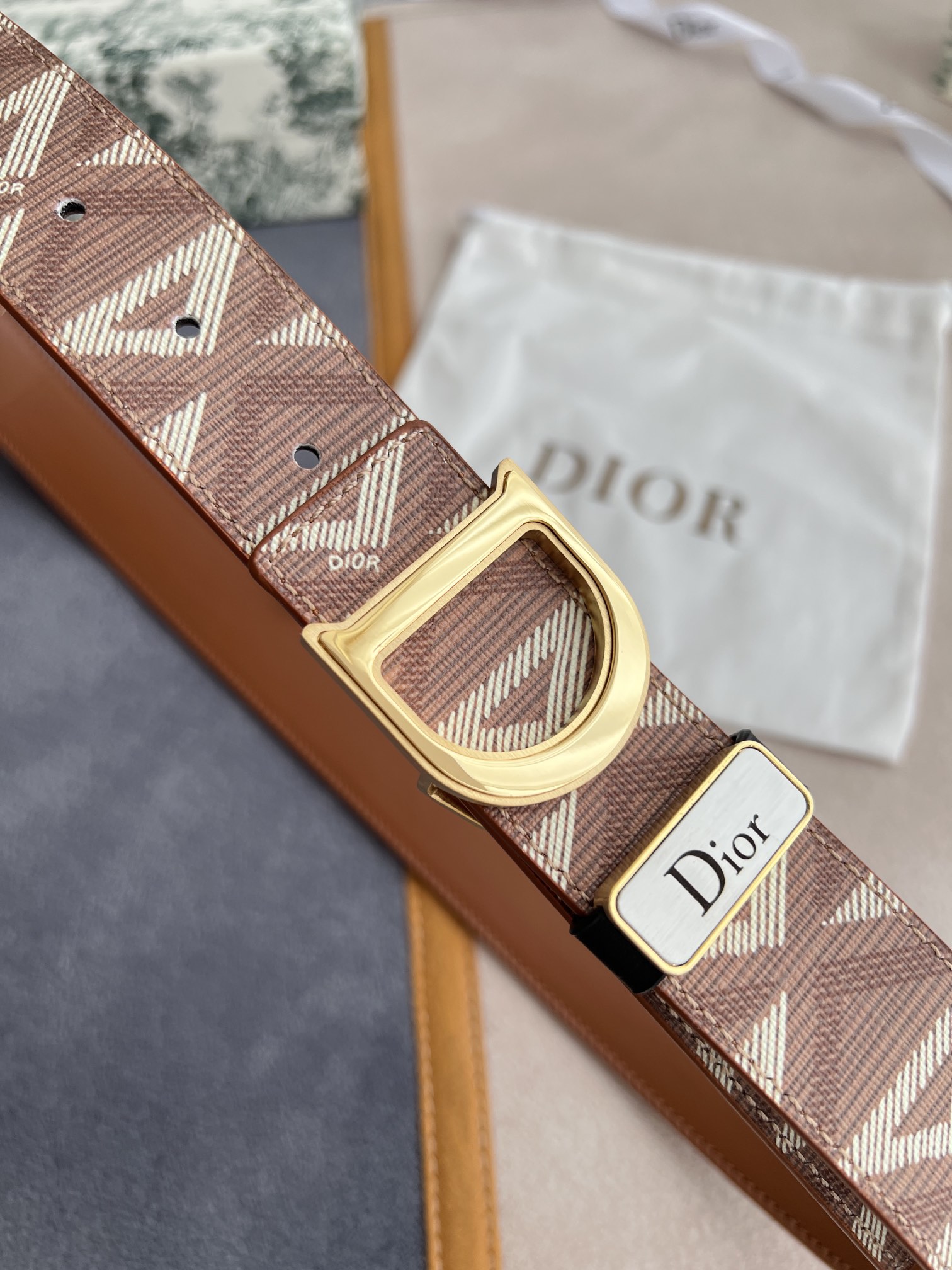 Dior Men Belt Width 3.5cm