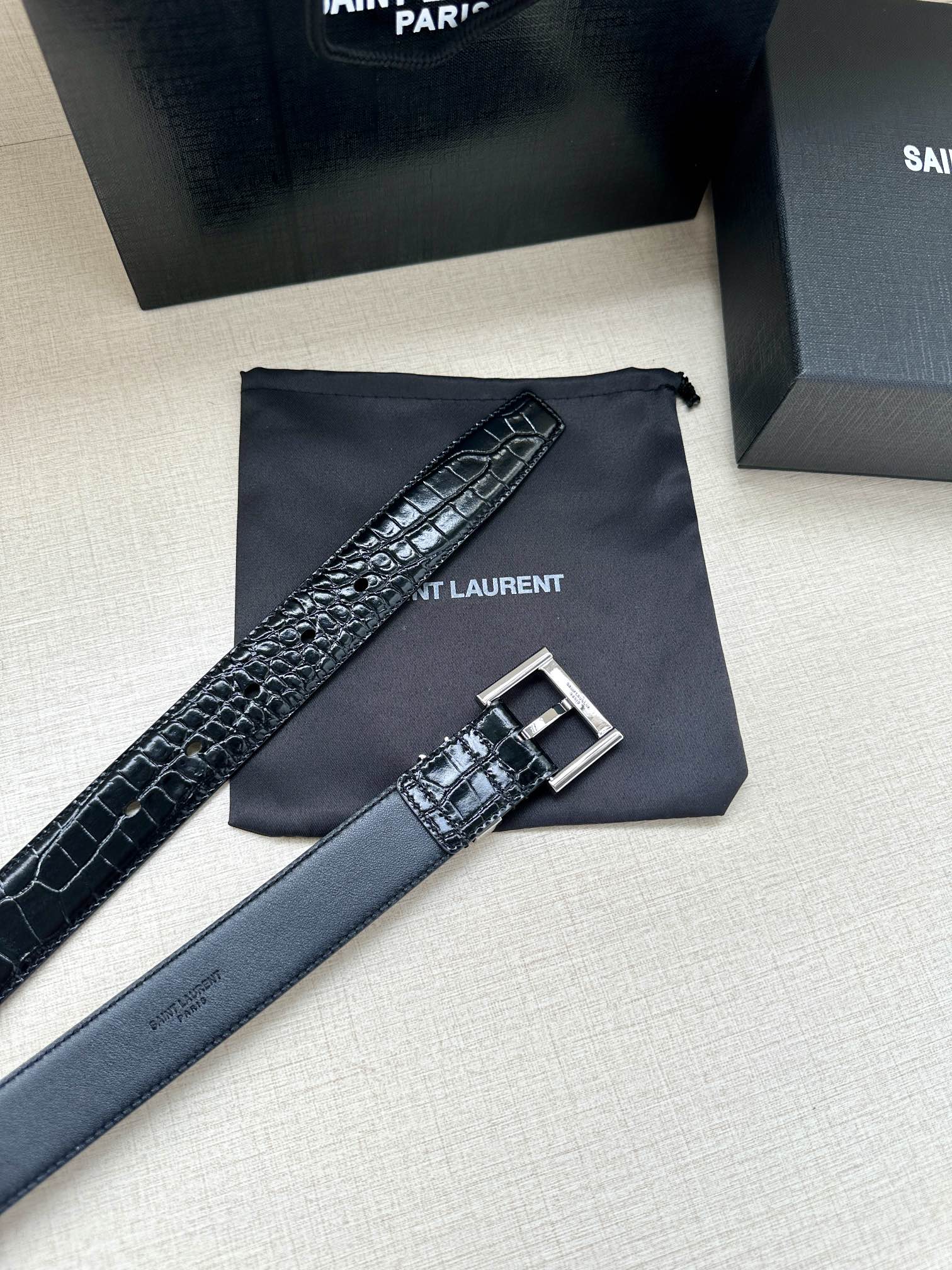 YSL Women Belt Width 3cm