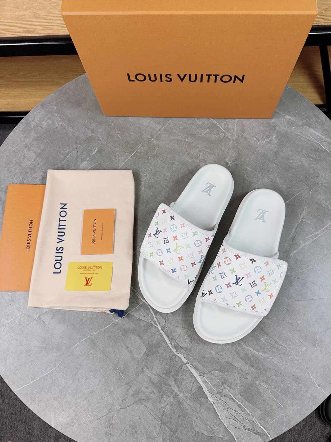 Louis Vuitton Pool Pillow Flat Comfort Slippers Size 36-46