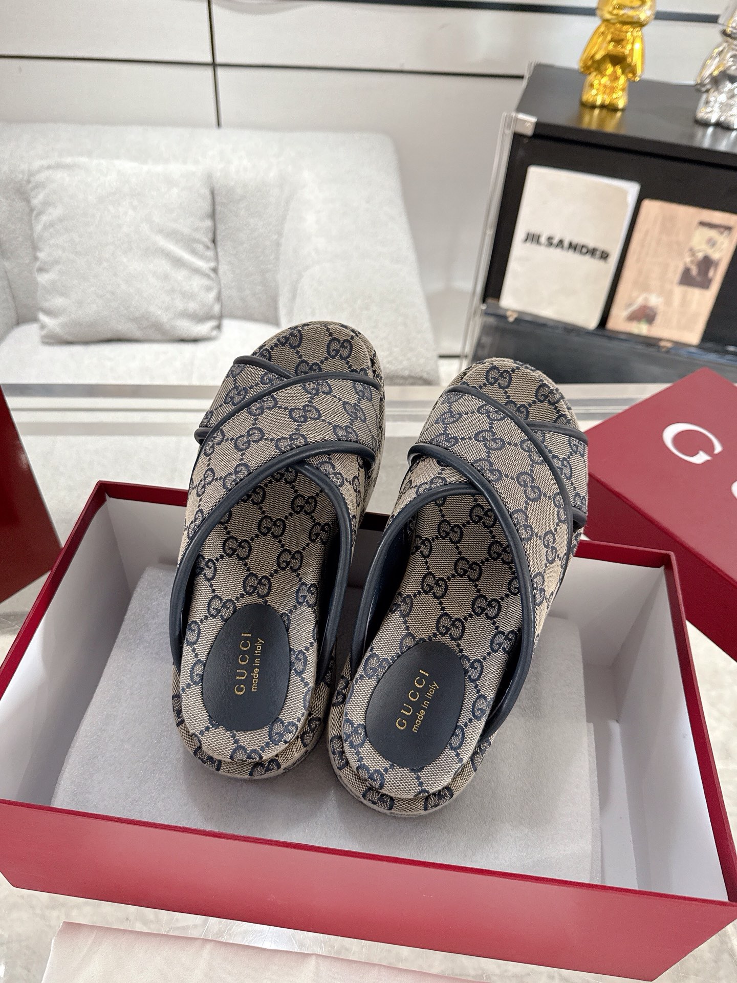 Gucci Platform Sandal Slippers Size 36-44