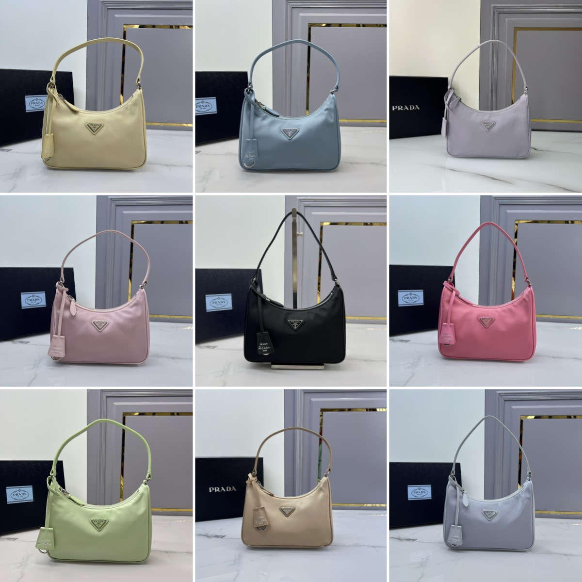 Prada 1NE204 Redition 2005 Women Bags 22*18*6.5cm