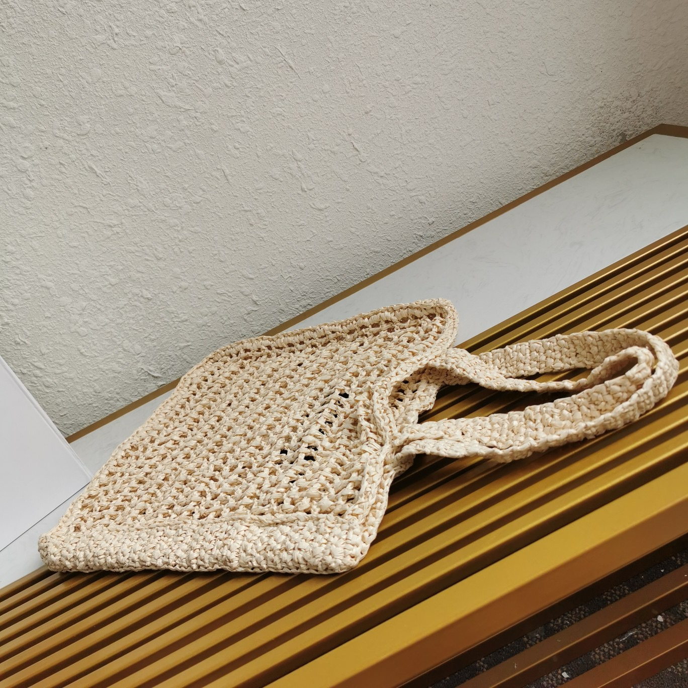 Prada 1BG393 Raffia Tote Bags Size 36*38*3cm