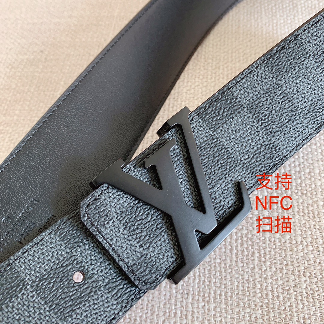Louis Vuitton Men Belt Width 4cm