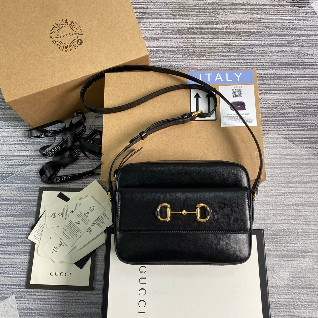 Gucci GG Horsebit 1955 Shoulder Bags Size 22.5*17*6.5cm