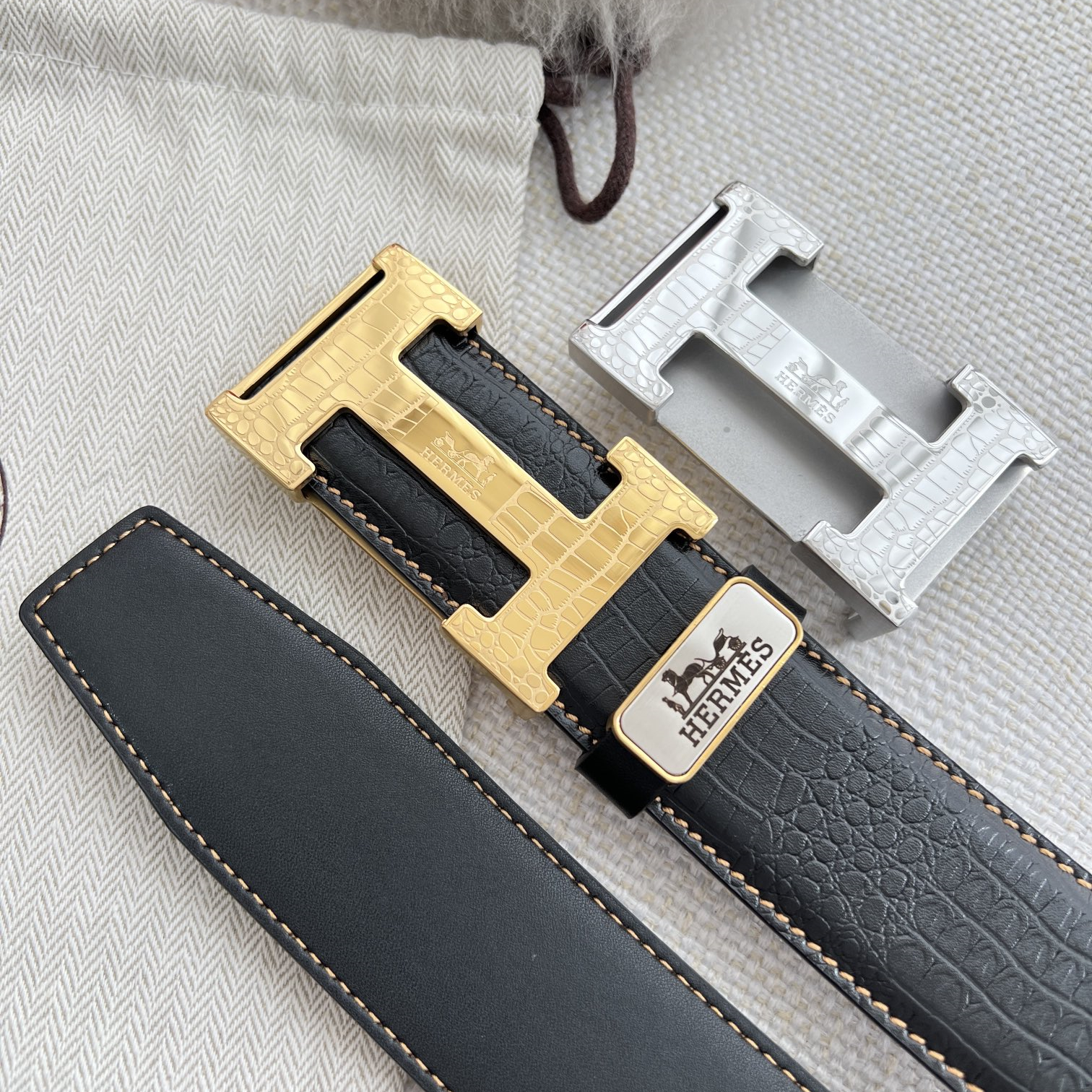 Hermes Men Belt Width 3.8cm