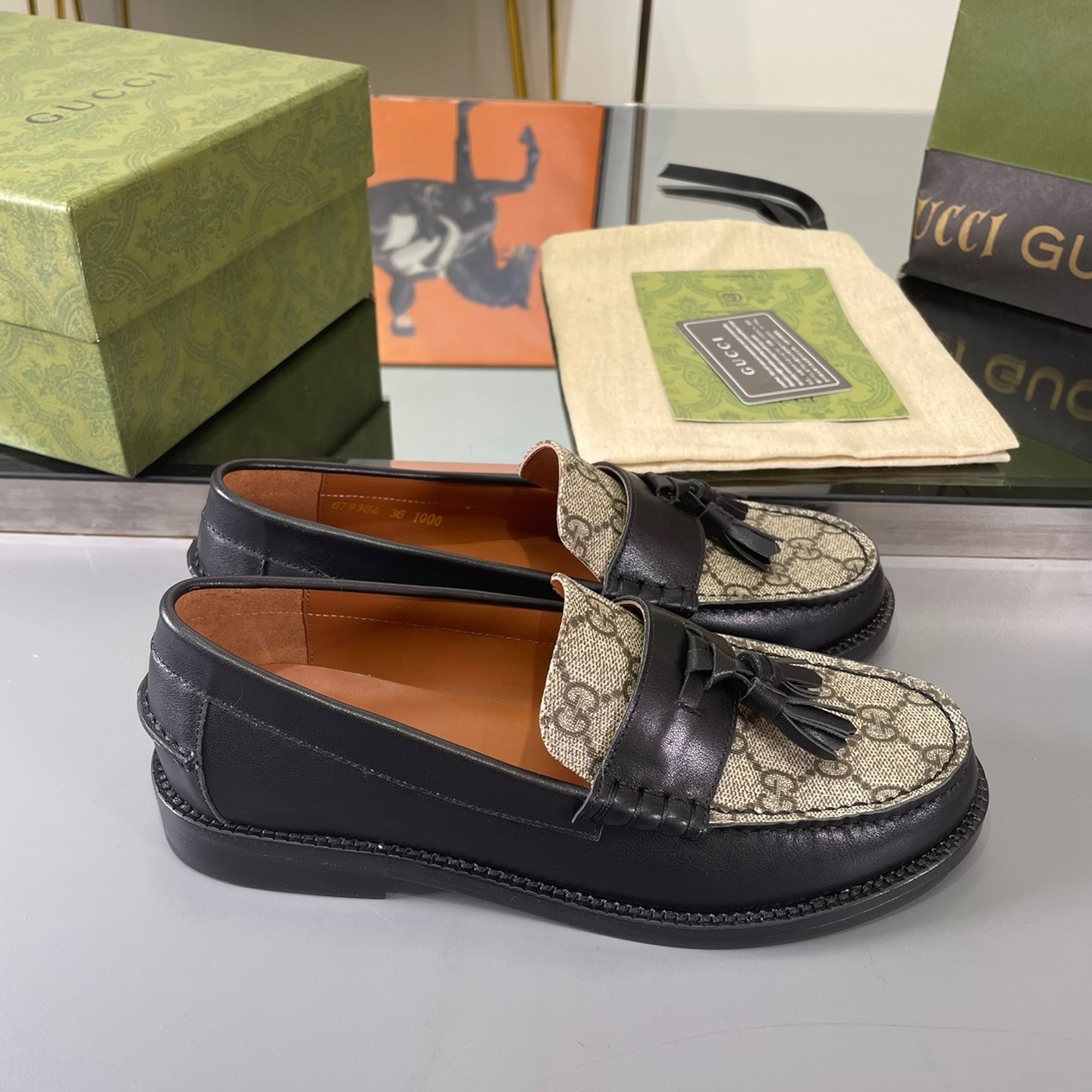 Gucci GG Loafers with Tassel Size 39-45 5-Color