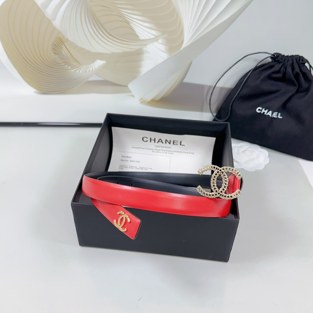 Chanel Women Belt Width 2cm