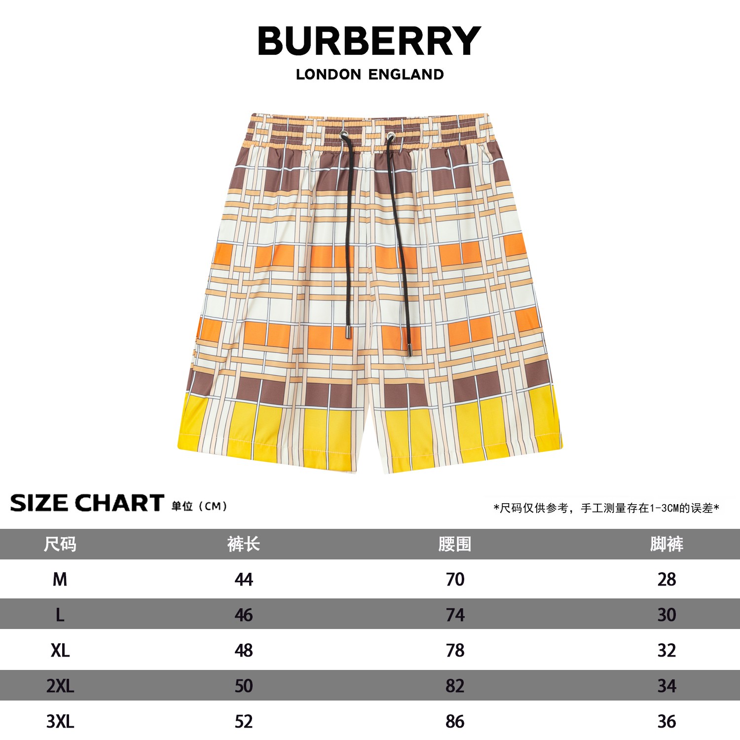 Burberry Beach Pants Size M-XXXL