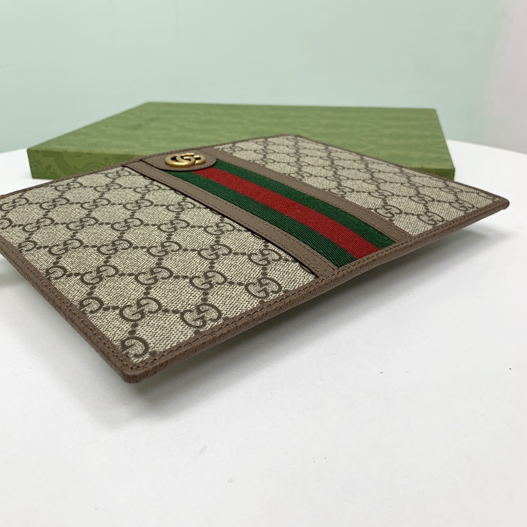 Gucci New GG Supreme Pouch Size 24*17.5*1cm Style 672989