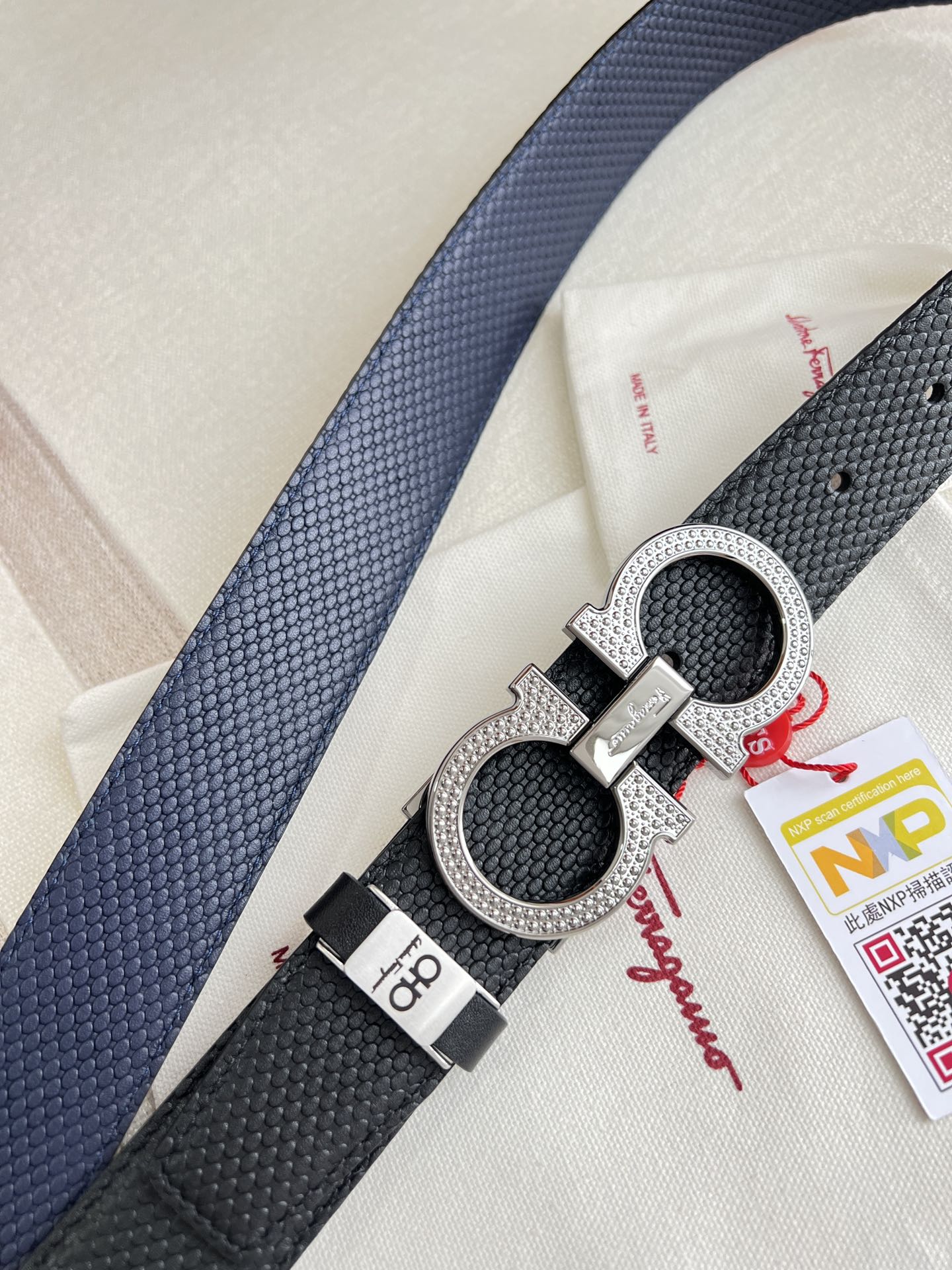 Ferragamo Men Belt Width 3.5cm