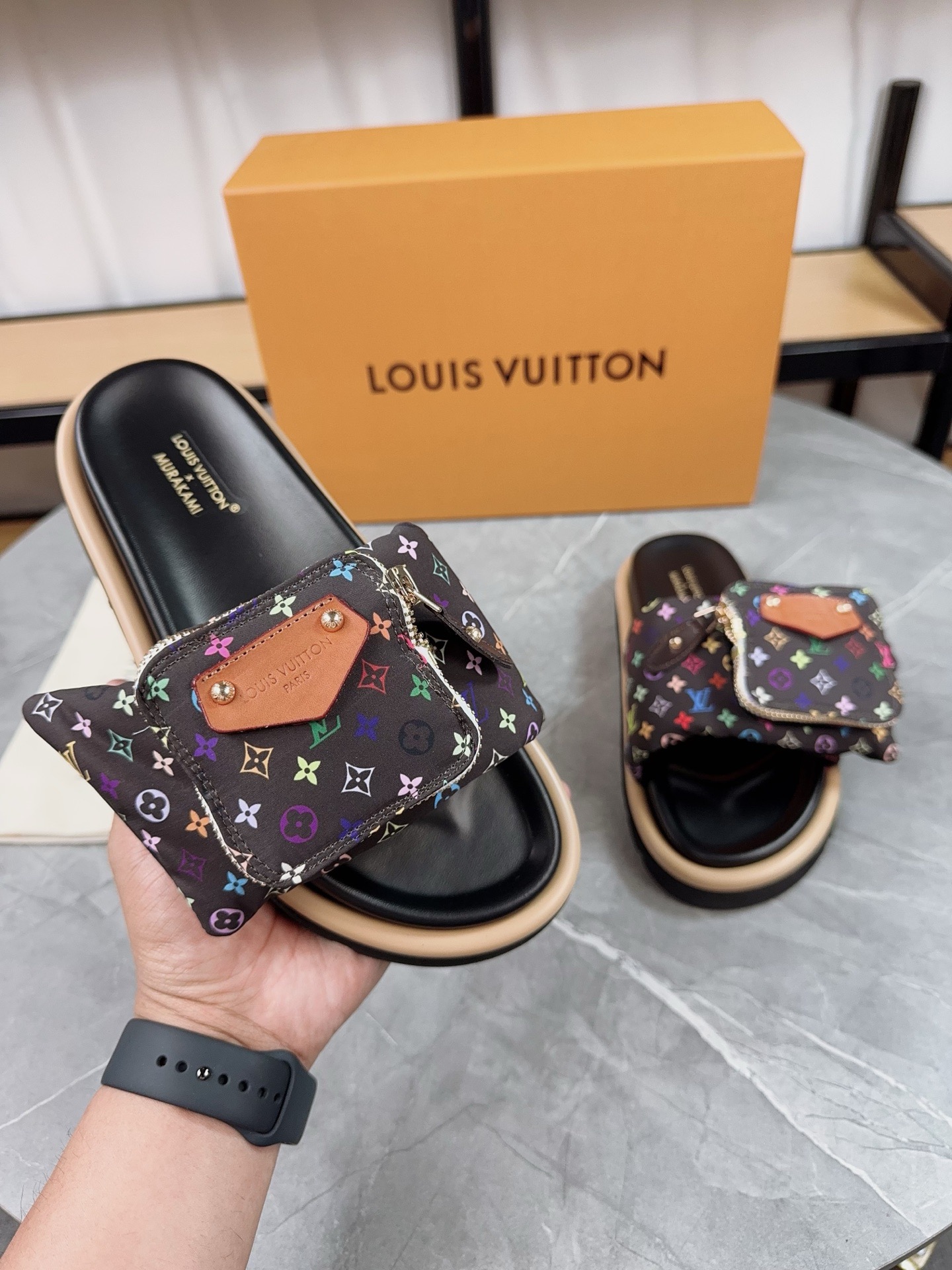 Louis Vuitton Pool Pillow Flat Comfort Slippers Size 36-46
