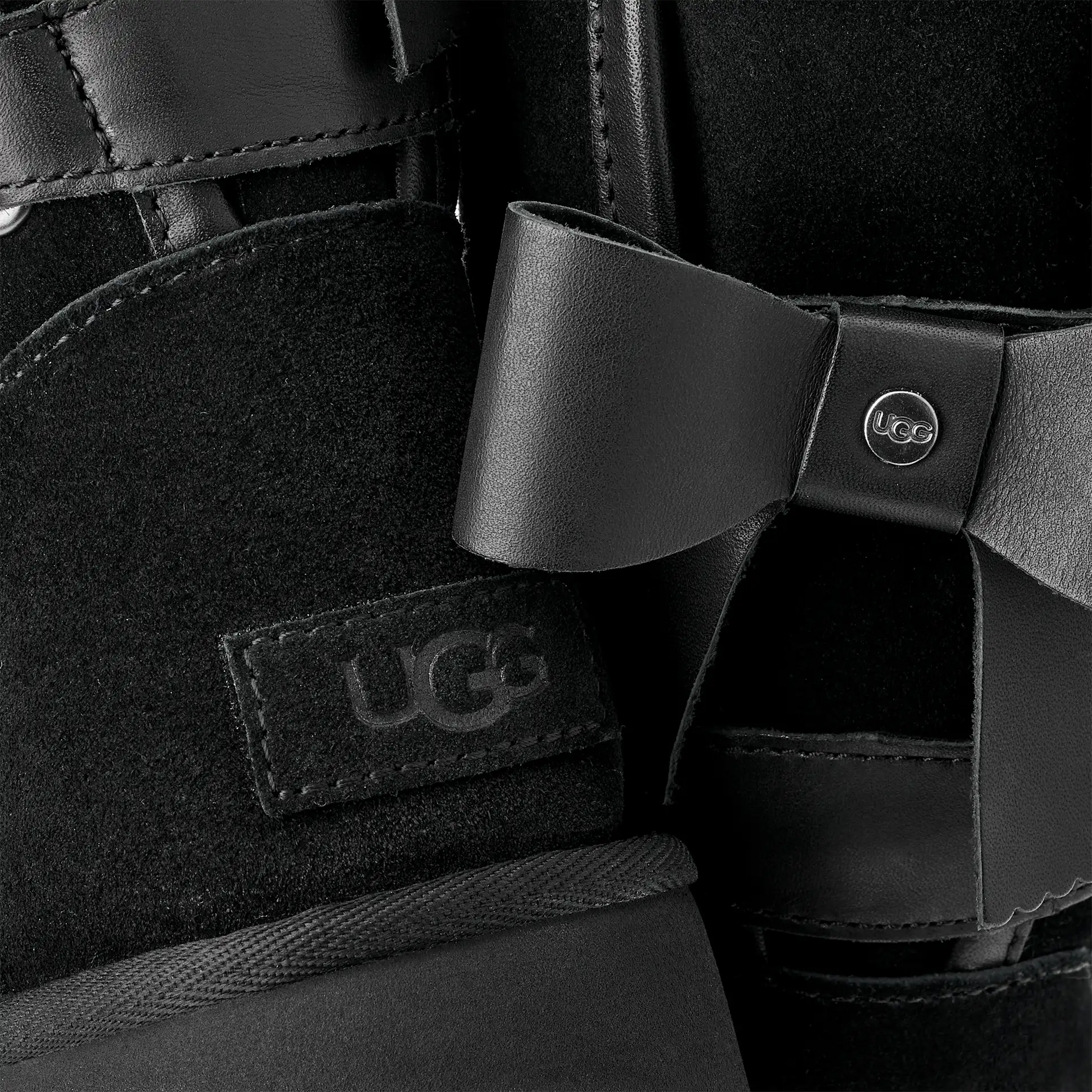 UGG Women's Short Bailey Leather Bow