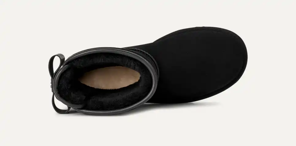 UGG Women's Ultra Mini Bailey Leather Bow