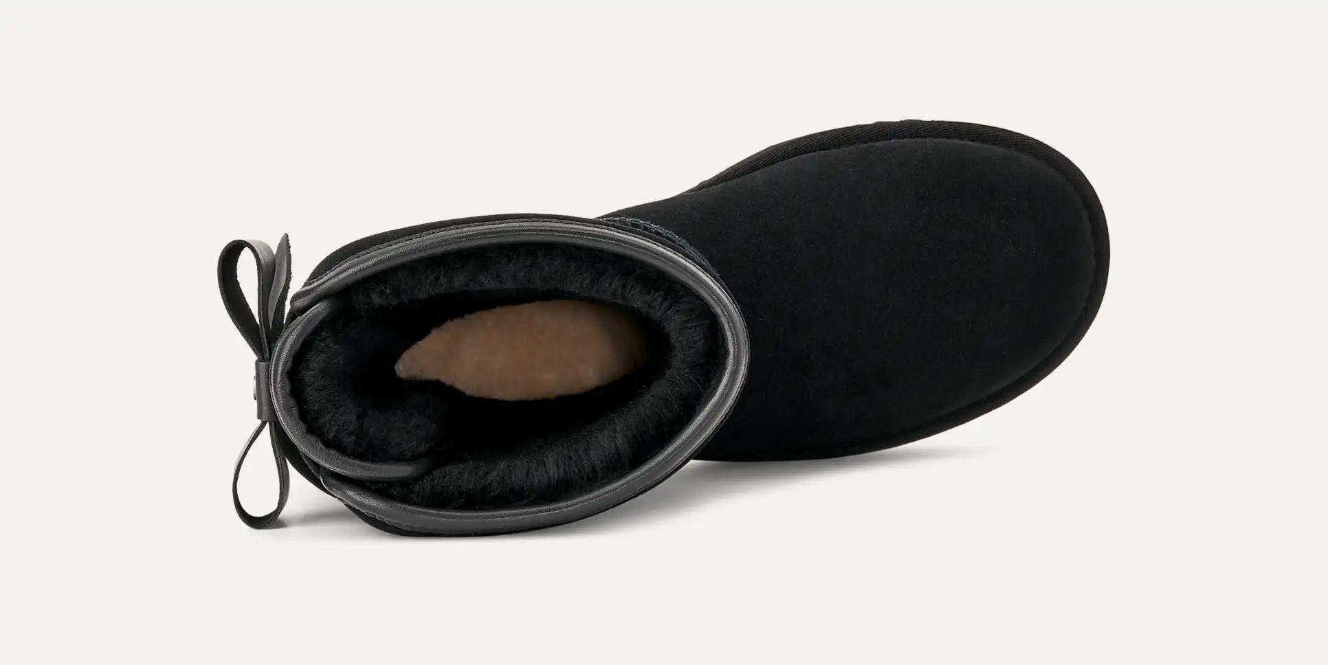 UGG Women's Short Bailey Leather Bow