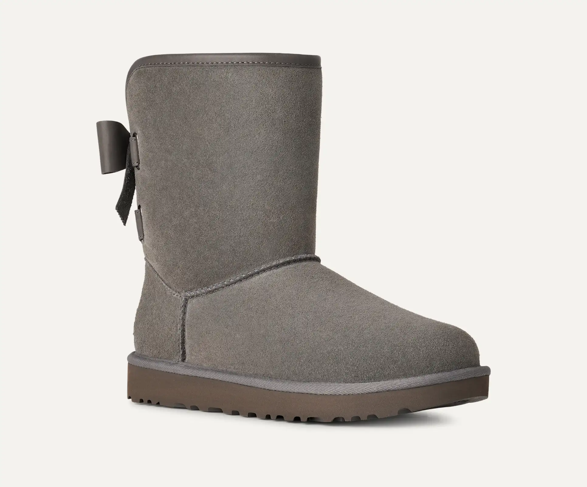 UGG Women's Short Bailey Leather Bow